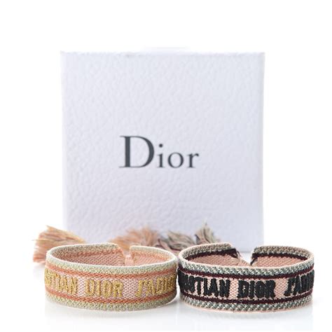 christian Dior cotton friendship bracelet